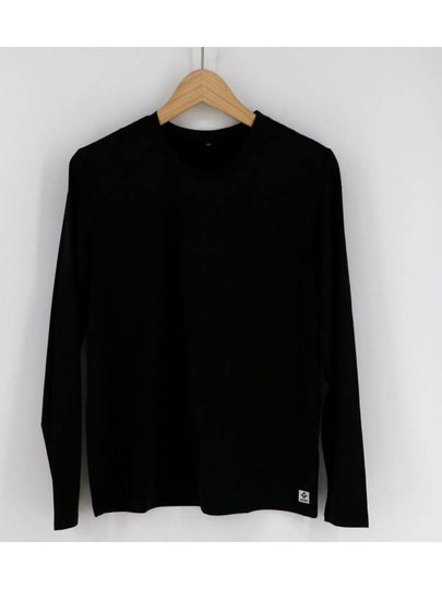 Basic Round Long Sleeve T-Shirt Black - SUPENER - BALAAN 2