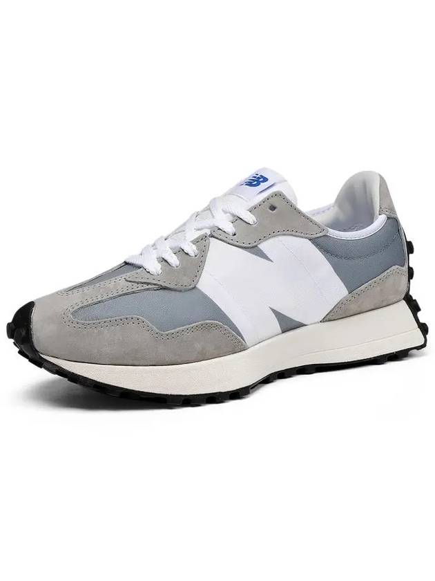 Men's 327 Low Top Sneakers Grey - NEW BALANCE - BALAAN 7