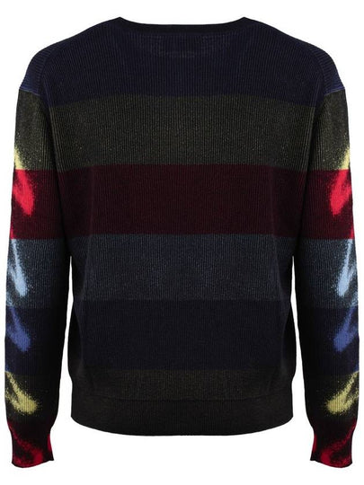 Paul Smith Multicolor Striped Cotton Crewneck Sweater - PAUL SMITH - BALAAN 2