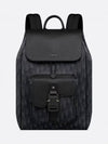 Saddle Oblique Jacquard Grained Calfskin Backpack Black - DIOR - BALAAN 2