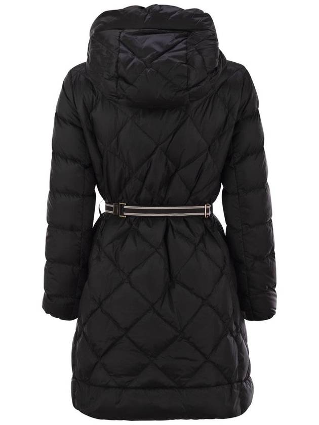 Trecap Drip Proof Canvas Parka Padding Black - MAX MARA - BALAAN 3