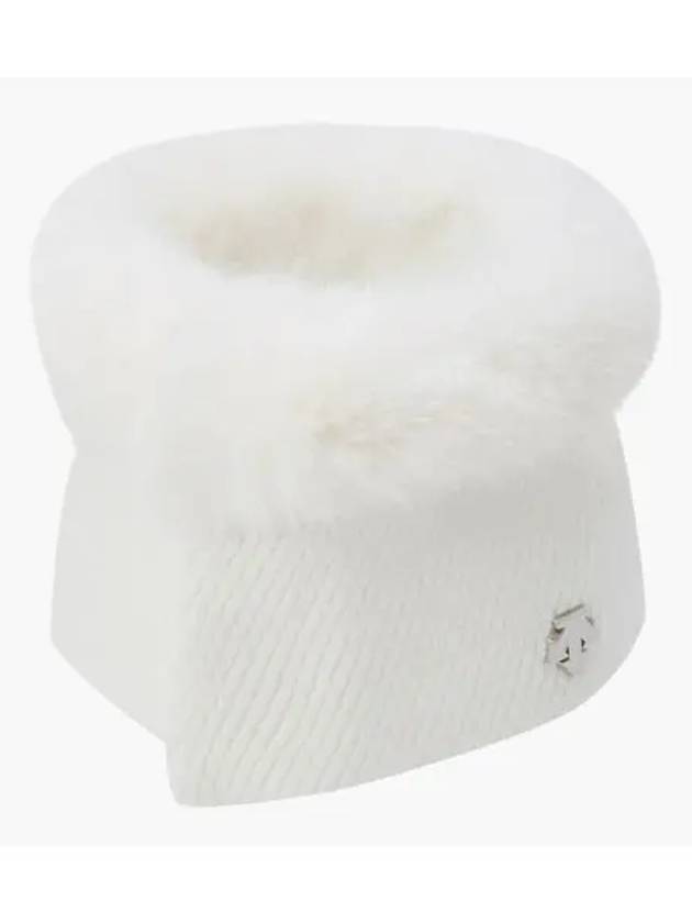 GOLF Women s Knit Fur Neck Warmer DP42WFWMO4 - DESCENTE - BALAAN 1