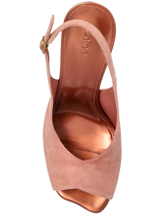 Chloé Heeled Shoes Flower, Women's, Pink - CHLOE - BALAAN 6