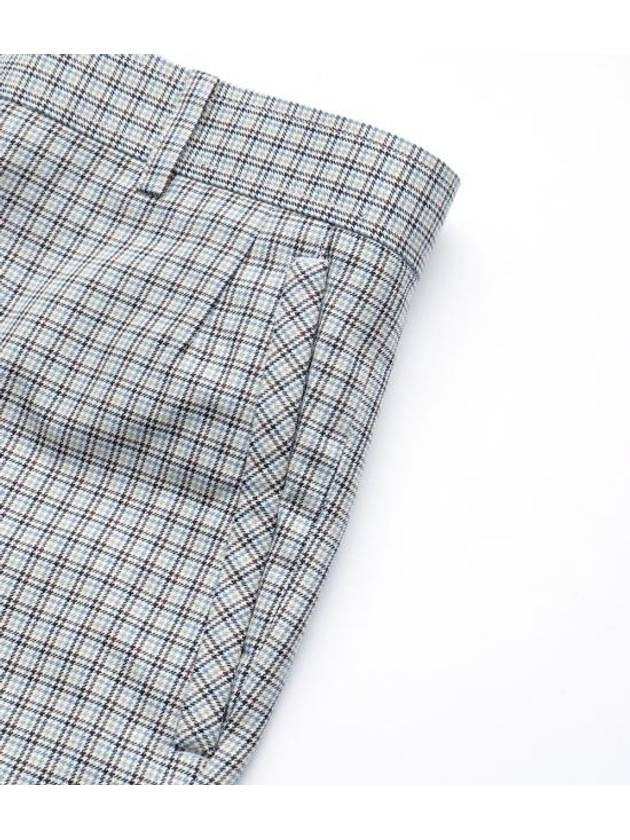 RWB Tab Houndstooth Cotton Shooting Shorts Grey - THOM BROWNE - BALAAN 6