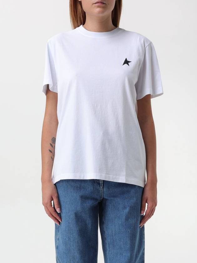 Black Star Collection Short Sleeve T-Shirt White - GOLDEN GOOSE - BALAAN 2