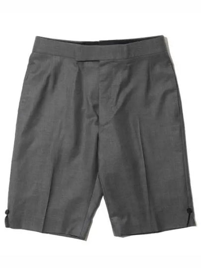 Twill Classic Backstrap Shorts Medium Grey - THOM BROWNE - BALAAN 2