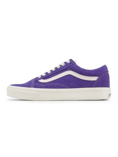 Old Skool Suede Low Top Sneakers Purple Marshmallow - VANS - BALAAN 2