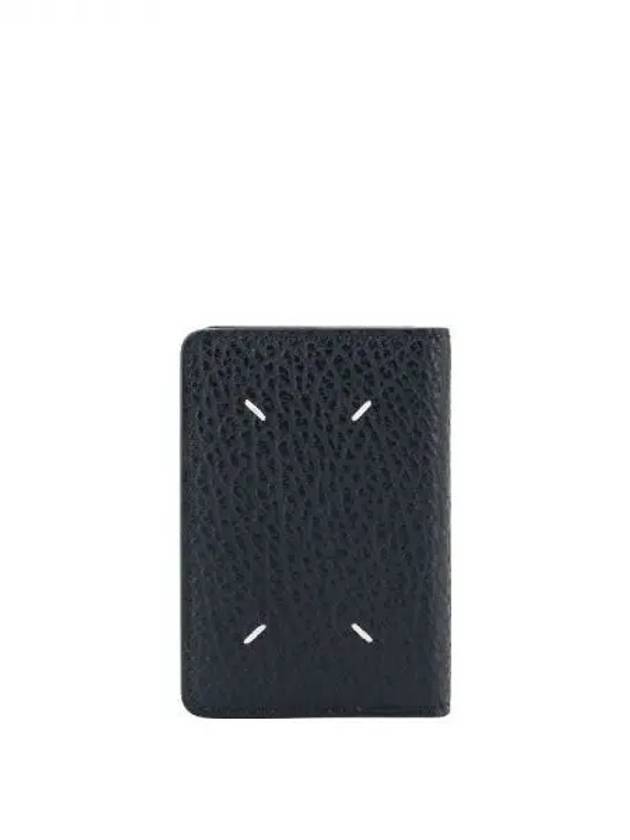 Bovine Leather Card Wallet Black - MAISON MARGIELA - BALAAN 2