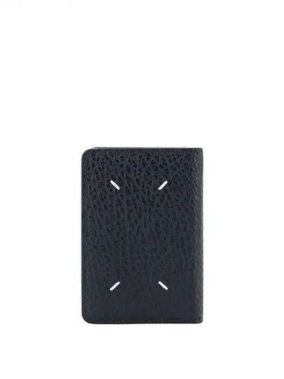 Bovine Leather Card Wallet Black - MAISON MARGIELA - BALAAN 2