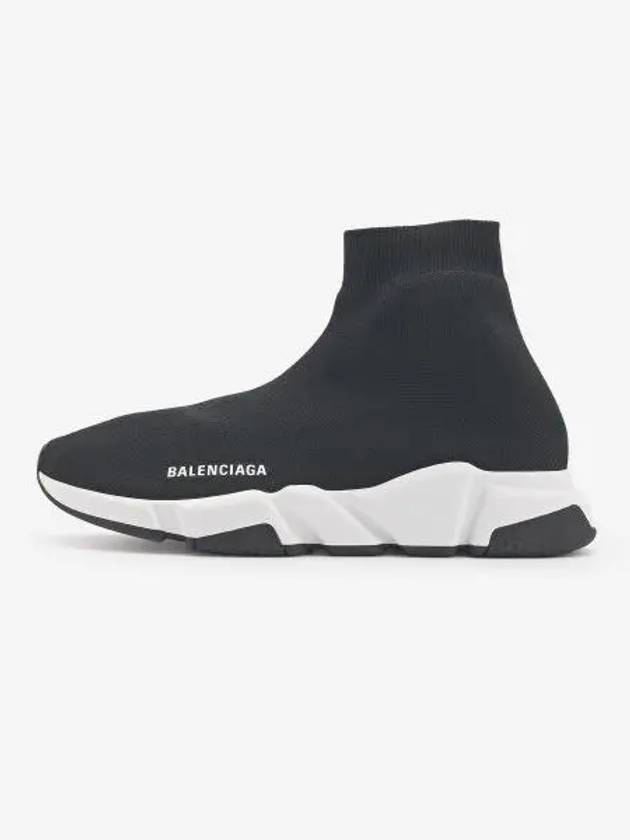 Speed Trainer  High Top Sneakers Black White - BALENCIAGA - BALAAN 2