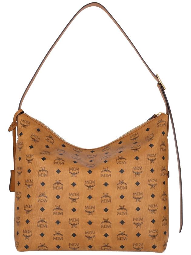 Large Aren Visetos Print Shoulder Bag Brown - MCM - BALAAN 4