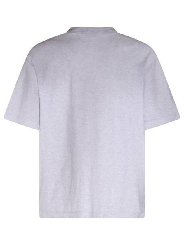 Stamp Logo Short Sleeve T-Shirt Grey Melange - ACNE STUDIOS - BALAAN 5