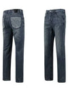 Damaged Washed Denim Span Jeans JB4S503 - LUX GOLF - BALAAN 3