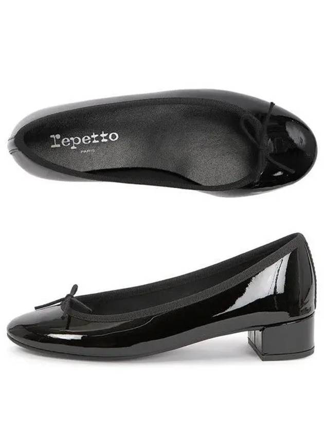 Women's Camille Patent Calfskin Pumps Black - REPETTO - BALAAN 2