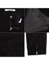 Diagonal leather zipper detail black jeans 0908469001 - GIVENCHY - BALAAN 8