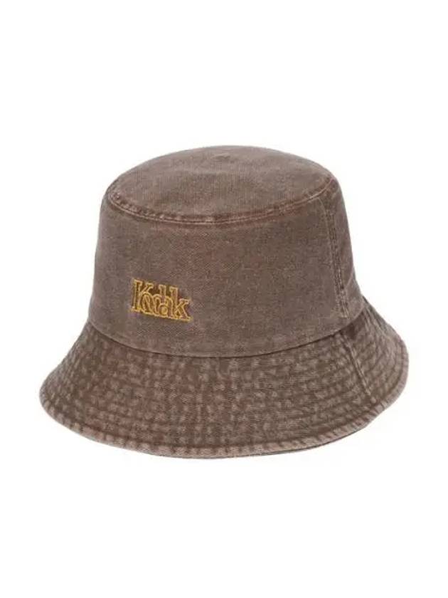 KODAK Apparel Color Plus Embroidered Logo Bucket Hat BROWN - KODO - BALAAN 1