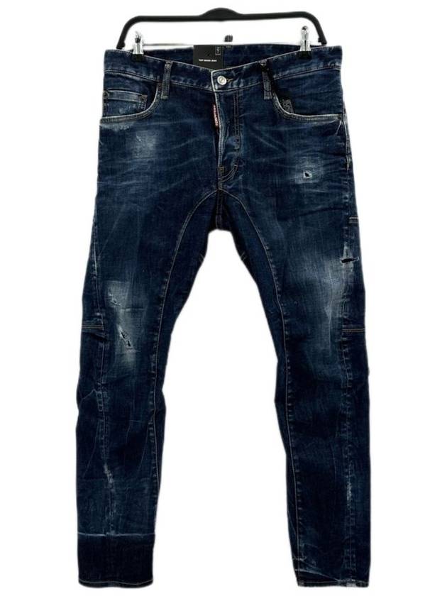 Tidy Biker Jeans Navy Blue - DSQUARED2 - BALAAN 2