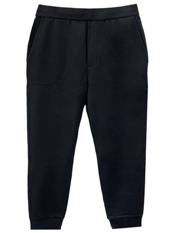 UJP201 1U77 F0002 Triangle logo sweatpants black men s pants TJ - PRADA - BALAAN 1