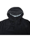 Gore-Tex Infinium Lens Patch Long Hooded Jacket Black - CP COMPANY - BALAAN 4