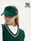 Women s color combination tape ribbon sun visor DC2WAP001BR - DUVIK - BALAAN 4