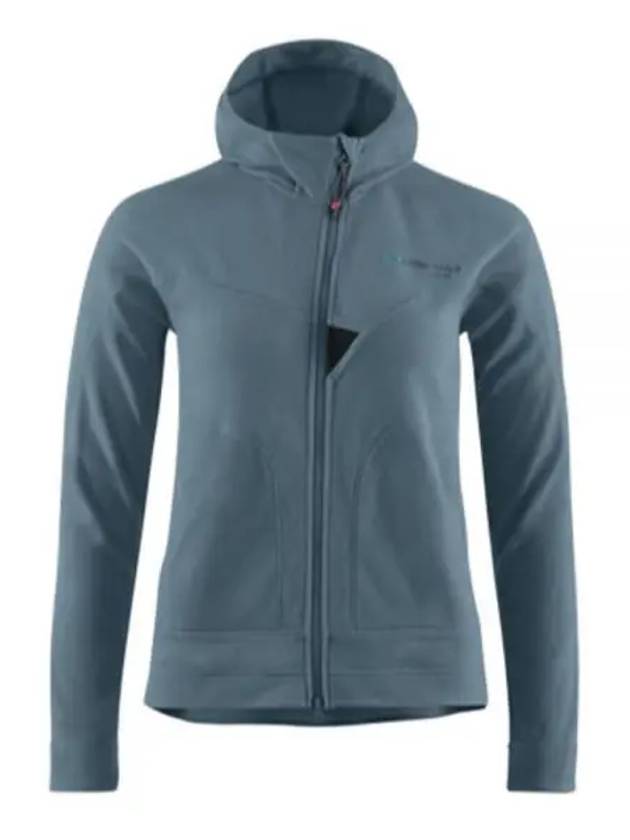 Sigin Hooded Zip Woman Whistle Blue 20679W21 667 - KLATTERMUSEN - BALAAN 2