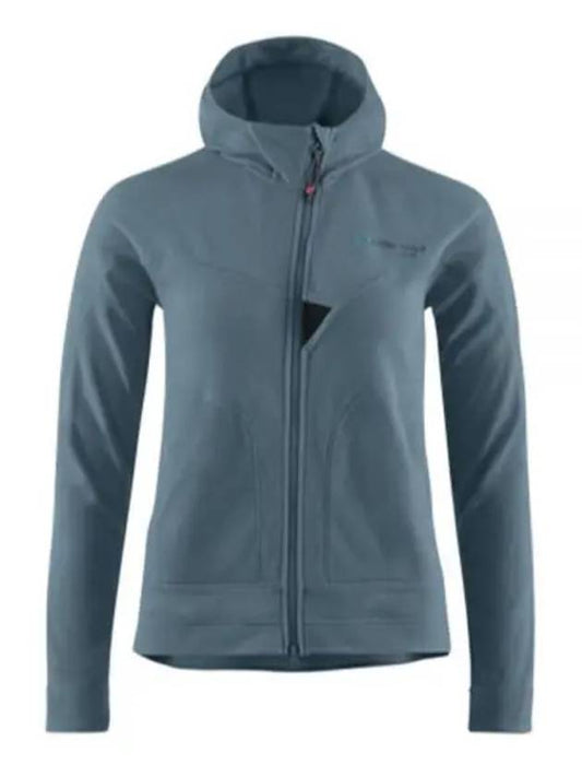 Sigin Hooded Zip Woman Whistle Blue 20679W21 667 - KLATTERMUSEN - BALAAN 1