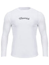 Maverick Men's RT Logo Muscle Fit Long Sleeve T-Shirt NO1 White - MAVRK - BALAAN 1