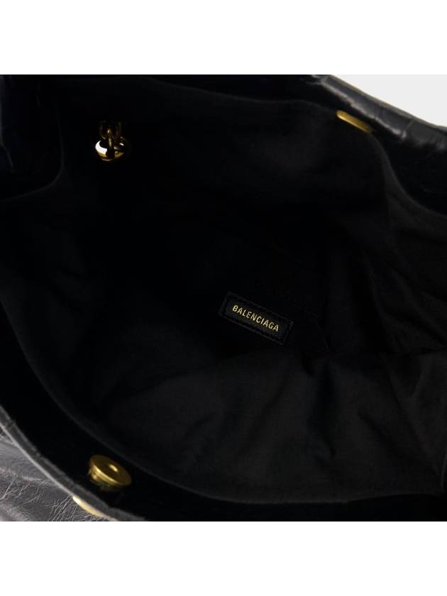 Monaco Small Chain Shoulder Bag Black - BALENCIAGA - BALAAN 5