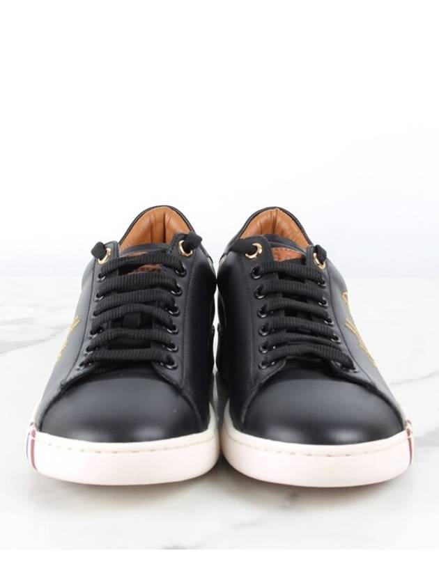 Initial logo leather sneakers 6 5 255 - BALLY - BALAAN 2