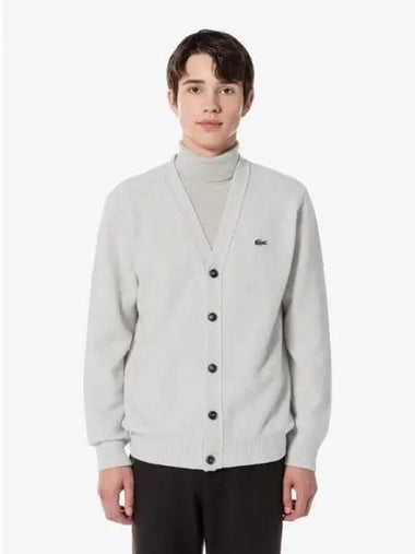 Men s Basic V neck Spring Fall Cardigan AH560E 54N BUQ Domestic Product GQ2N24081387973 - LACOSTE - BALAAN 1