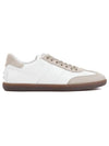 Tabs Smooth Leather Low Top Sneakers White - TOD'S - BALAAN 2