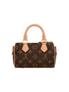 Nano Speedy Monogram Tote Bag Brown - LOUIS VUITTON - BALAAN 5