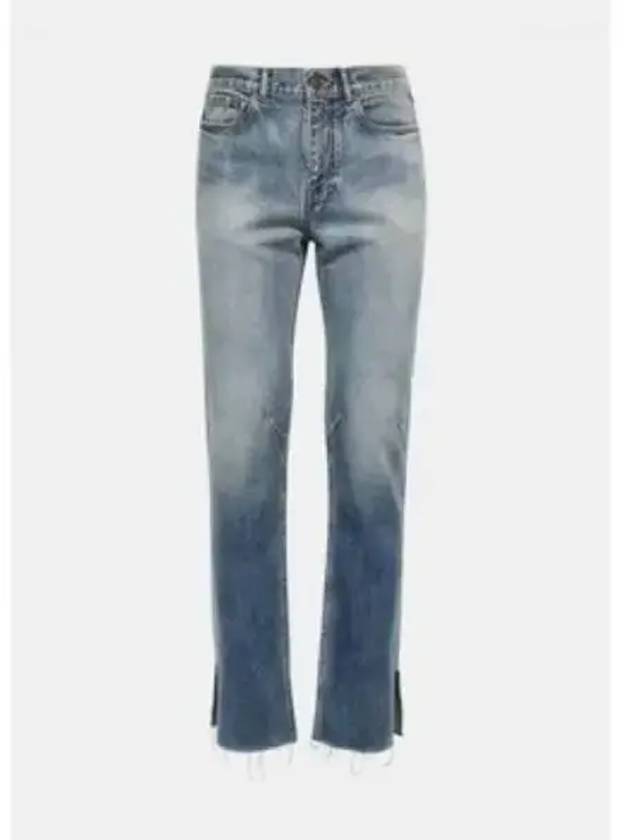 Super Fit Washed Denim Jeans Blue - BALENCIAGA - BALAAN 2