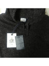 Heather Charcoal Wool HOODIE - CP COMPANY - BALAAN 4