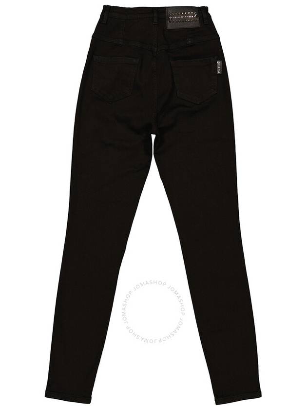 Philipp Plein Ladies Black Super High-Waist Stretch Jeggings, Waist Size 25" - PHILIPP PLEIN - BALAAN 2