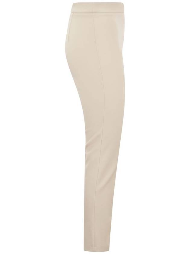 Straight stretch crepe trousers - ELISABETTA FRANCHI - BALAAN 3