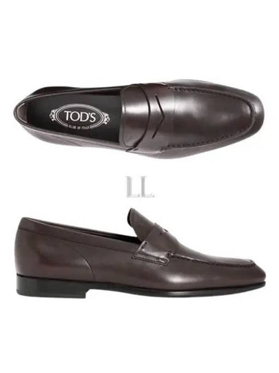 Men's Penny Leather Loafers Brown - TOD'S - BALAAN 2