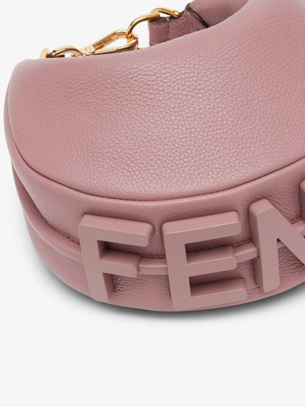 Fendigraphy Small Leather Tote Bag Pink - FENDI - BALAAN 5