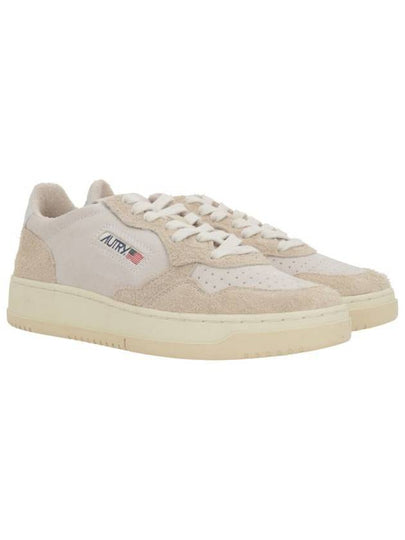 Medalist Suede Low Top Sneakers White Beige - AUTRY - BALAAN 2