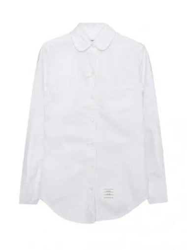 RWB Center Back Striped Oxford Shirt - THOM BROWNE - BALAAN 1