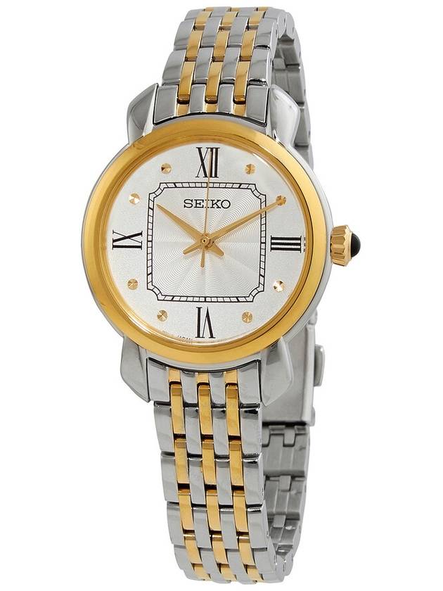 Seiko Classic Silver-tone Dial Ladies Watch SUR498P1 - SEIKO - BALAAN 1