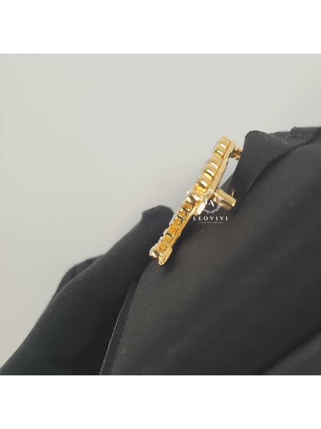 CC logo cubic crystal brooch gold plated gold color AB9915 - CHANEL - BALAAN 7