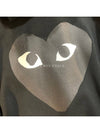 Black Wappen Heart Logo Men s Hooded Zip Up - COMME DES GARCONS - BALAAN 4