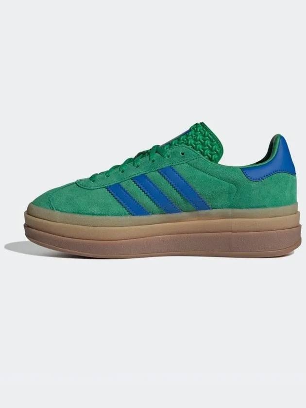 Gazelle Bold Suede Low Top Sneakers Green - ADIDAS - BALAAN 6