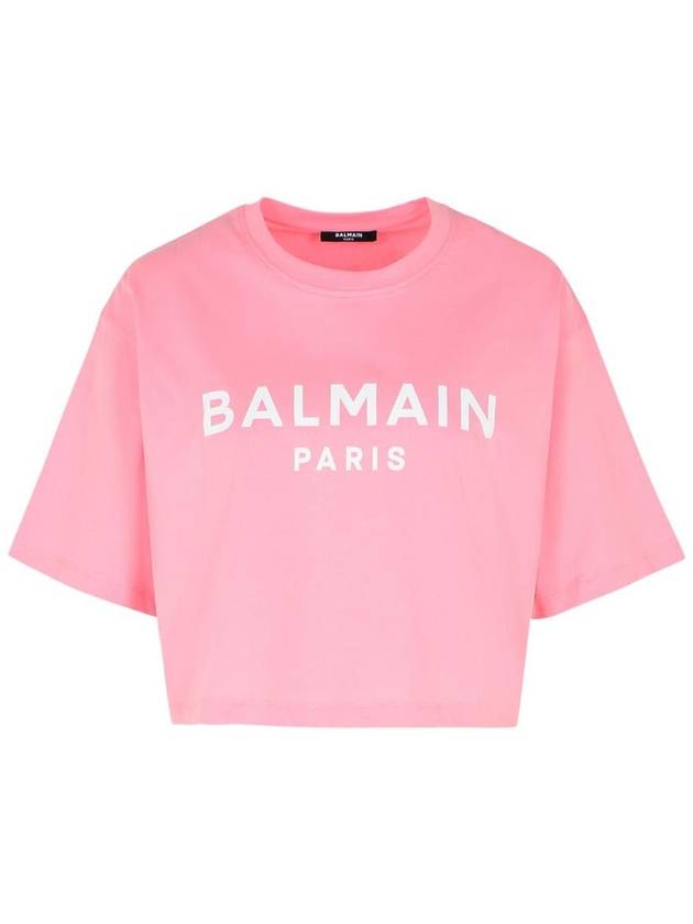 Balmain Pink Cotton Top - BALMAIN - BALAAN 1