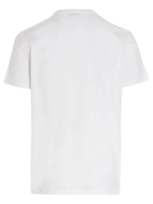 Skull Print Short Sleeve T-Shirt White - ALEXANDER MCQUEEN - BALAAN 3