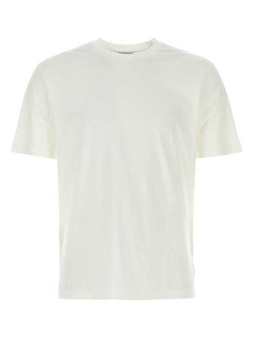 Short Sleeve T-Shirt J21GC0016J45051 100 White - JIL SANDER - BALAAN 1