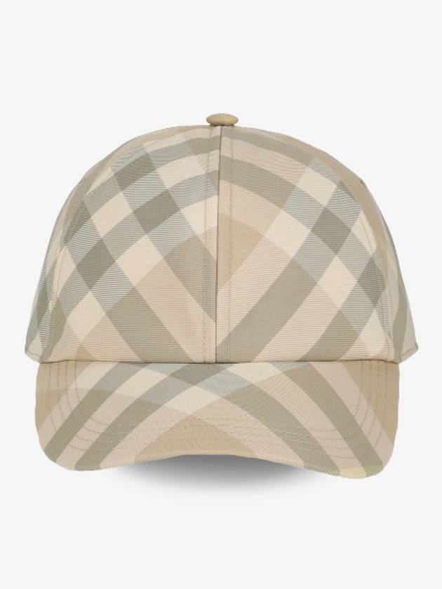 Check Ball Cap Beige - BURBERRY - BALAAN 2