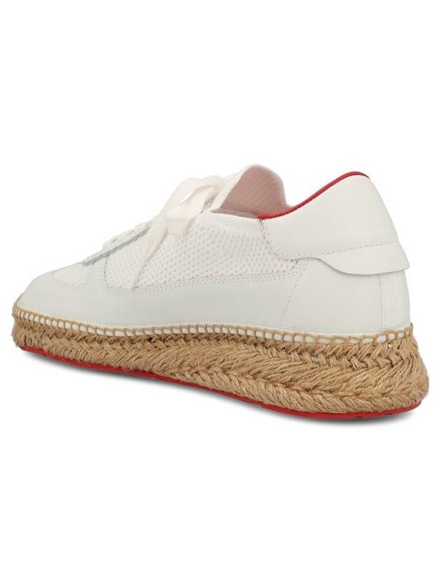 round toe lace-up sneakers 1240597_WH01 - CHRISTIAN LOUBOUTIN - BALAAN 4