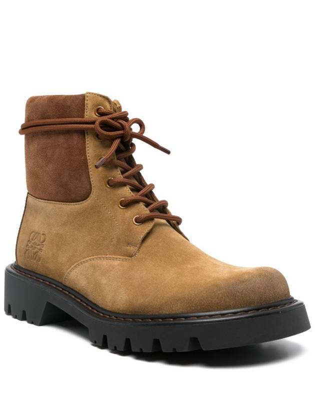 Men's Sierra Combat Boots Brown - LOEWE - BALAAN 4